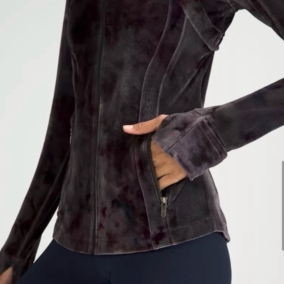 Lululemon Define jacket - silver purple velour velvet - Picture 3 of 10